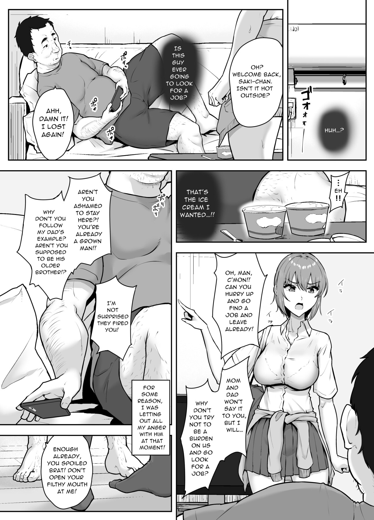hentai manga Devouring My Niece\'s Hole